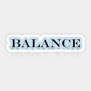 Balance Sticker